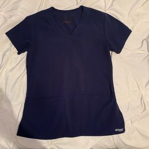 Navy blue Grey’s Anatomy scrub top